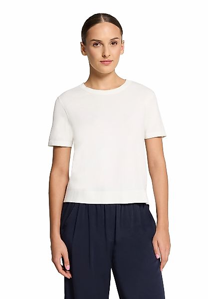 Vera Mont Kurzarmshirt "Vera Mont Damen Feinstrickpullover mit Rundhalsauss günstig online kaufen