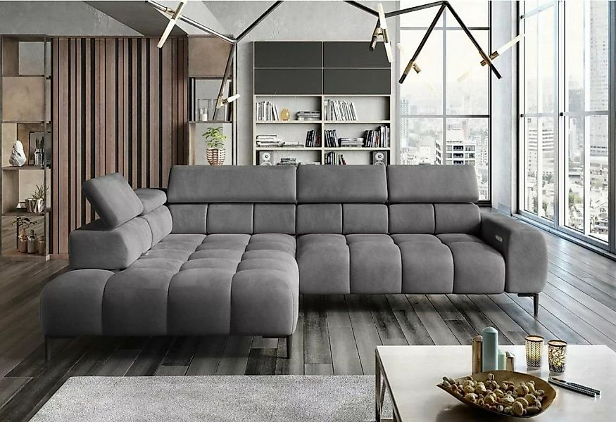 JVmoebel Ecksofa Wohnlandschaft Ecksofa L-Form Textil Couch Sofa Neu, Made günstig online kaufen