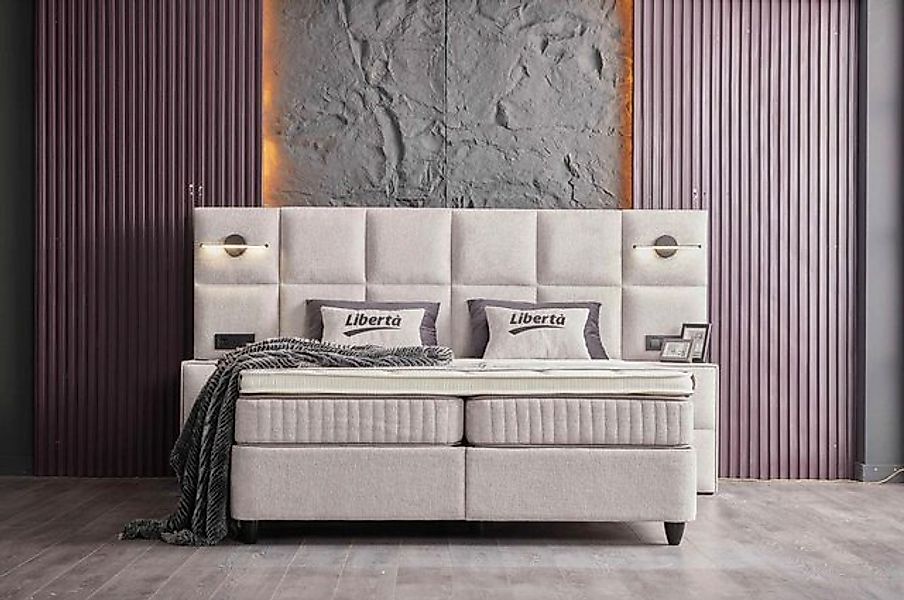 abc bedding Boxspringbett LIBERTA Voll-orthopädisches Komfortbett günstig online kaufen