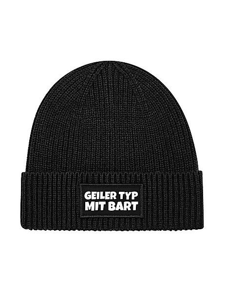 Youth Designz Beanie Herren Strick Beanie Mütze "Geiler Typ Mit Bart" Aufdr günstig online kaufen