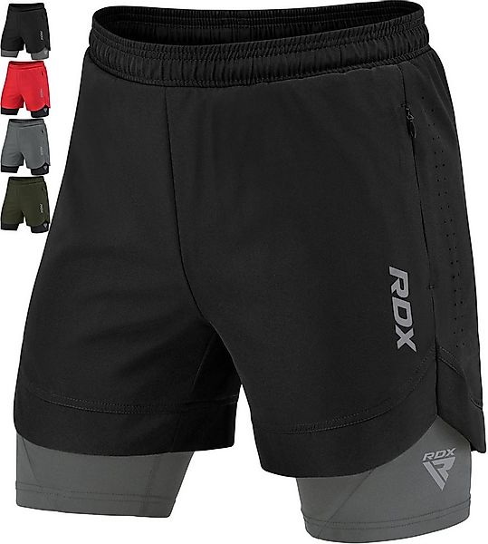 RDX Sports Laufshorts RDX Herren Laufshorts, 2-in-1 Sportliche Atmungsaktiv günstig online kaufen