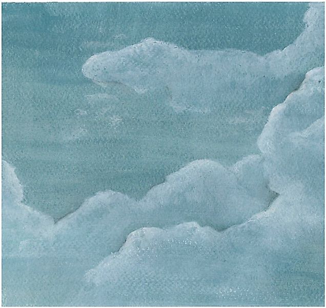 vtwonen Fototapete »Wolken« 3D-Optik glatt Blau - 318x300cm günstig online kaufen