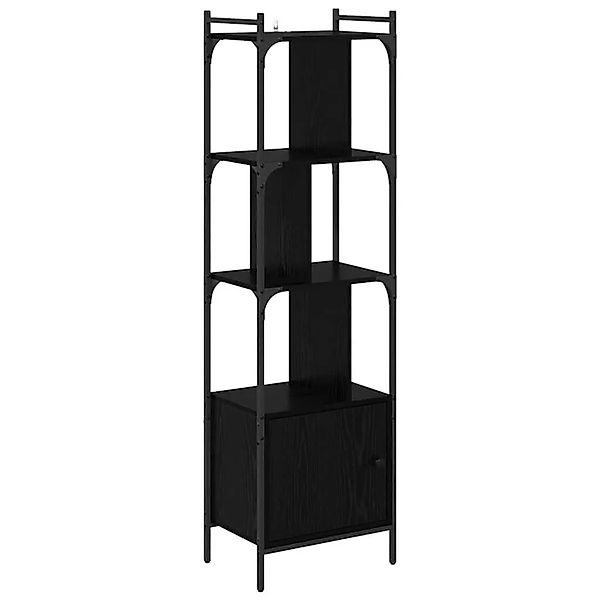 vidaXL Bücherregal Schwarz Eichen-Optik 44,5 x 30 x 154,5 cm 882154 günstig online kaufen