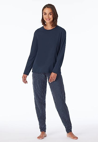 uncover by SCHIESSER Schlafanzug "Uncover Nightwear" 2 mit Rundhalsausschni günstig online kaufen