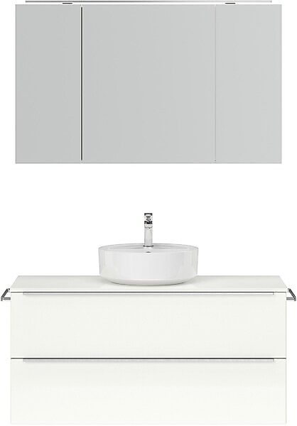 nobilia® Badmöbel-Set »Alvene« vormontiert, mit Soft-Close, 2 Stk. tlg. günstig online kaufen