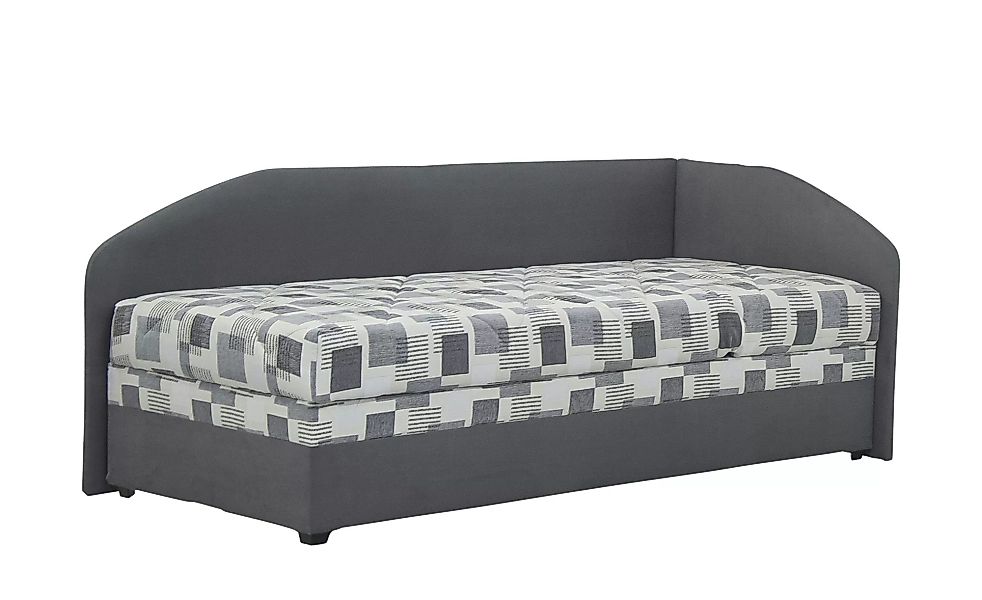 Polsterliege - grau - 101 cm - 86 cm - 211 cm - Betten > Einzelbetten - Möb günstig online kaufen