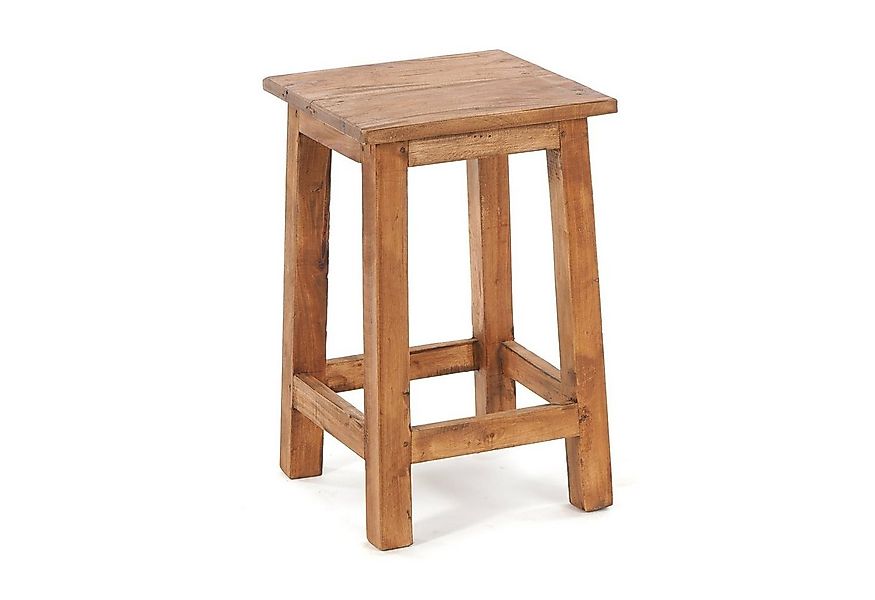 DESIGN DELIGHTS Hocker Sitzhocker MADERO, 48x30cm(HxB) Altholz Holzhocker, günstig online kaufen