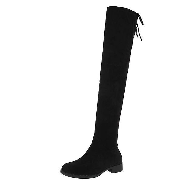 Ital-Design Damen Party & Clubwear Stiefel (88577587) Blockabsatz Overknees günstig online kaufen
