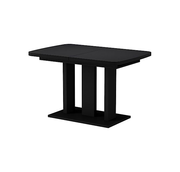 Vicco Esstisch Fenaro, Schwarz, 120 x 80 cm 2 Teile günstig online kaufen