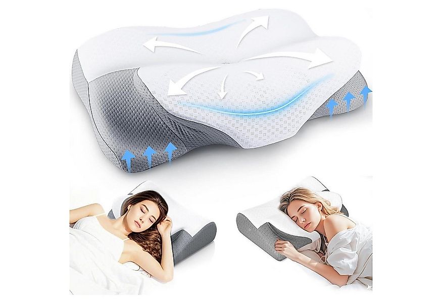 LuxusKollektion Lagerungskissen Orthopädisches Nackenkissen Memory Foam höh günstig online kaufen