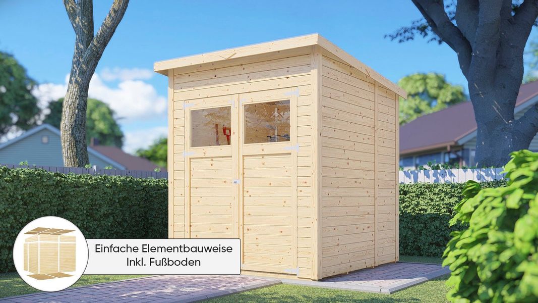 KONIFERA Gartenhaus "Amrum 2" Inklusive Fussboden günstig online kaufen