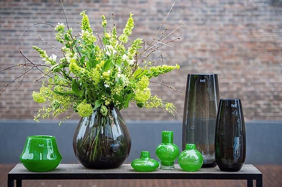 Glasvase Robert Colori Grau 50cm günstig online kaufen