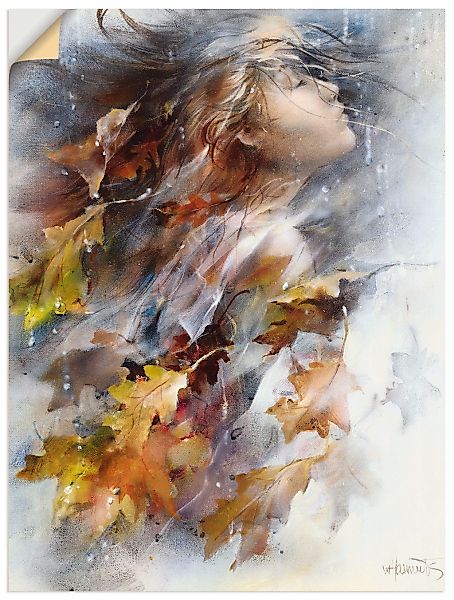 Artland Wandbild "Herbst", Frau, (1 St.), als Leinwandbild, Poster, Wandauf günstig online kaufen