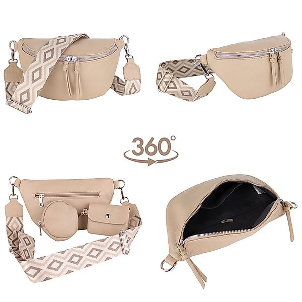 MIRROSI Bauchtasche Damen Taschen, Umhängetasche, Brusttasche, günstig online kaufen