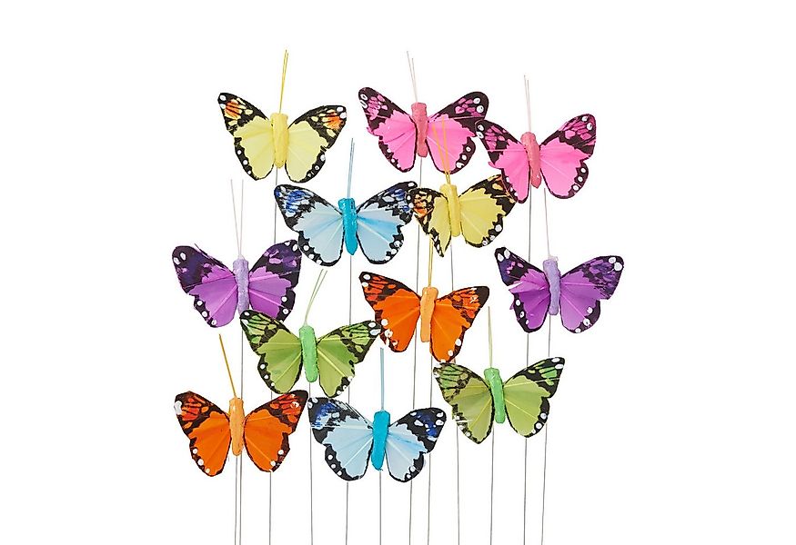 Dekofigur Schmetterling - Brasil (12 St), 5 cm x 5 cm günstig online kaufen