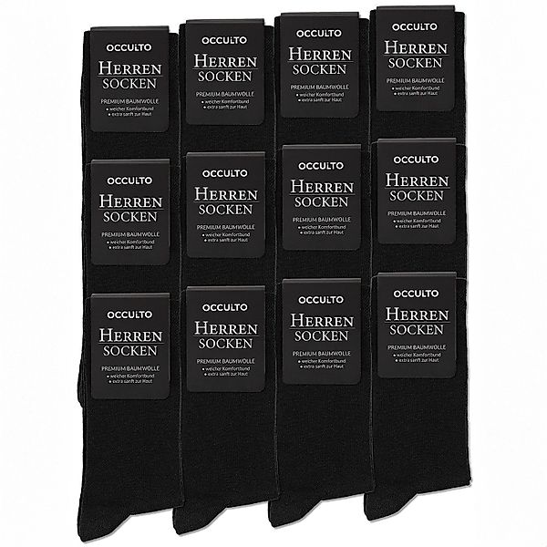 OCCULTO Businesssocken Herren Business Socken 6er günstig online kaufen