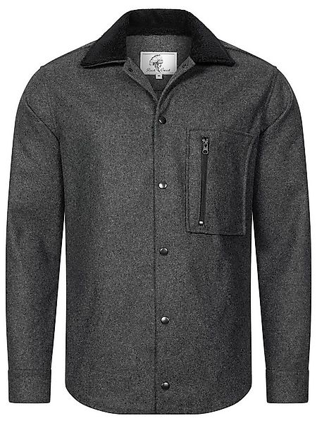 Rock Creek Flanellhemd Herren Hemd mit Teddyfell-Kragen günstig online kaufen