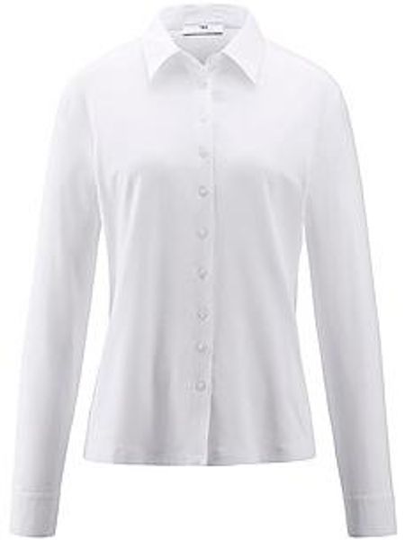 Jersey-Bluse Peter Hahn weiss günstig online kaufen