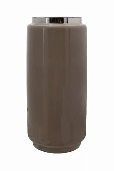 Kayoom Vase Vase Art Deco 430 Taupe / Silber taupe günstig online kaufen