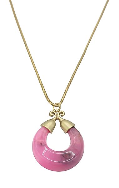 COLLEZIONE ALESSANDRO Kette mit Anhänger "Marble Glow" altgold mit marmorie günstig online kaufen