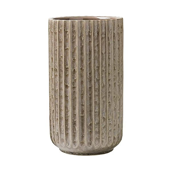 Lyngby Porcelæn - Radiance Vase H 15cm - grau/H x Ø 15x8.5cm günstig online kaufen