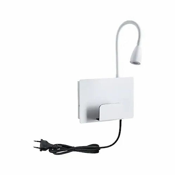 Paulmann LED Wandleuchte »Halina 3W USBC 230V 2700K Kunststoff/Metall«, 1 f günstig online kaufen