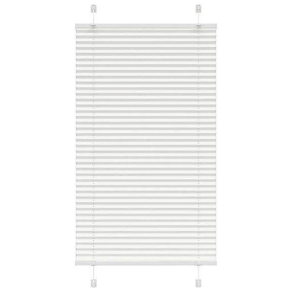 vidaXL Plissee Weiß 70x100 cm Stoffbreite 69,4 cm Polyester 4015477 günstig online kaufen