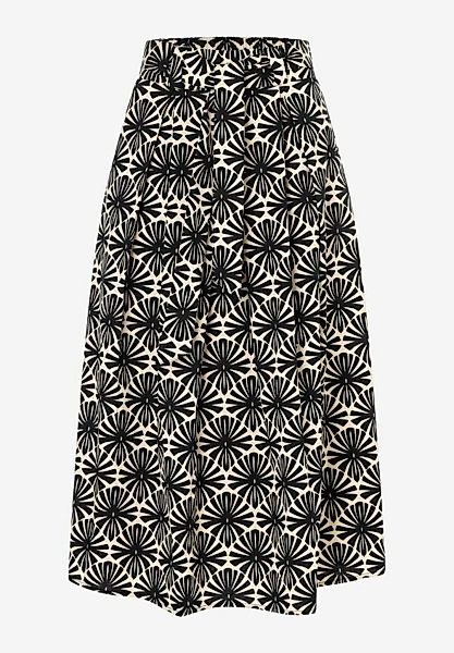 MORE&MORE A-Linien-Rock Baumwollrock günstig online kaufen