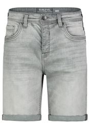 SUBLEVEL Jeansshorts mit Gürtelschlaufen und Umschlag, günstig online kaufen