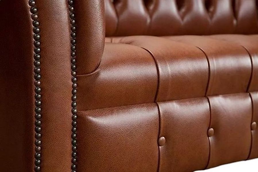 JVmoebel Chesterfield-Sofa Chesterfield Polster Sofas Luxus Couch Sofa 3 Si günstig online kaufen