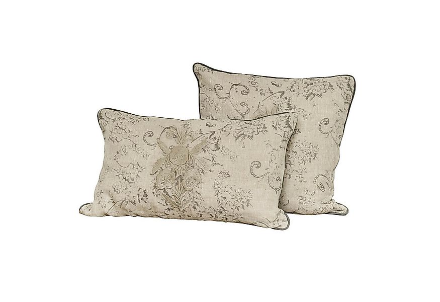 Mirabeau Kissenhülle Kissenhülle 2er Set Tenerosa beige/grün günstig online kaufen