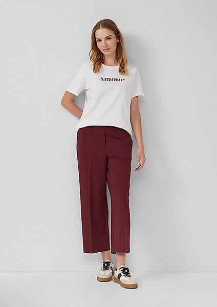 s.Oliver 7/8-Hose Hose Strukturierte Culotte mit günstig online kaufen