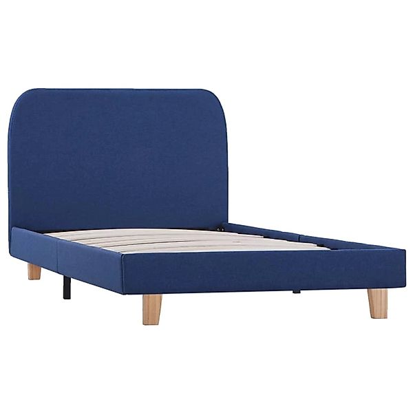 vidaXL Bettgestell Blau Stoff 90x200 cm Modell 2615706 günstig online kaufen