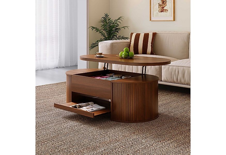 BlingBin Couchtisch (1-St., Höhenverstellbarer Couchtisch mit Ausziehbarer günstig online kaufen