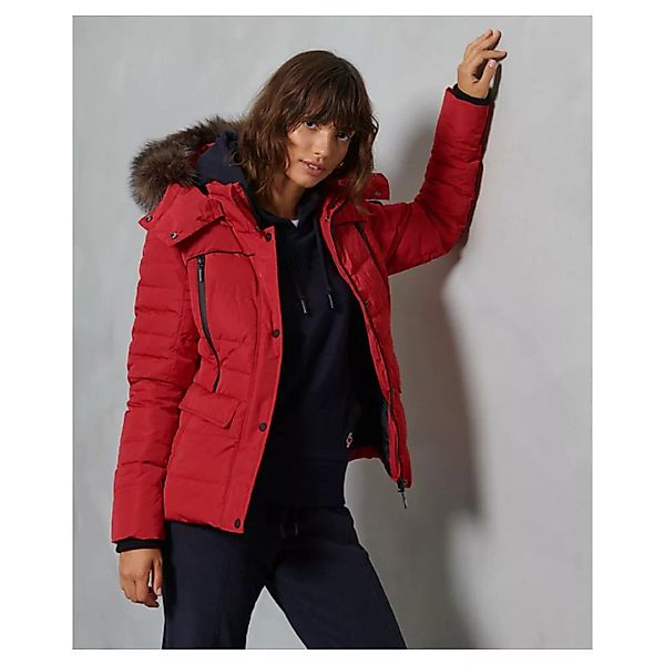 Superdry Glacier Padded Mantel XS Rouge Red günstig online kaufen