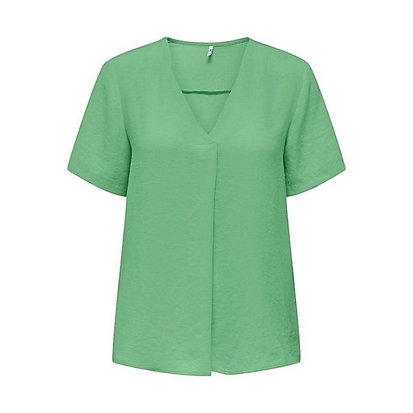 JACQUELINE de YONG Blusenshirt Kurzarm Bluse V-Ausschnitt T-Shirt Business günstig online kaufen