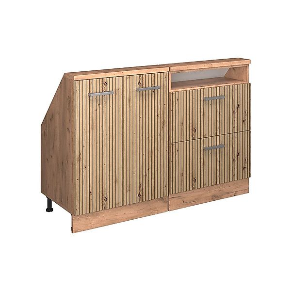 Vicco Unterschrank R-Line, Artisan-Eiche/Goldkraft Eiche, 120 günstig online kaufen