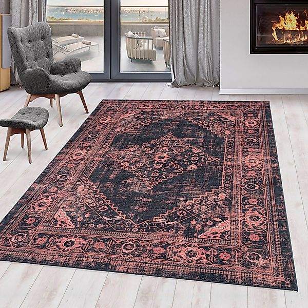 Ayyildiz Kurzflorteppich Fiesta 4305 Schwarz 160 cm x 230 cm günstig online kaufen