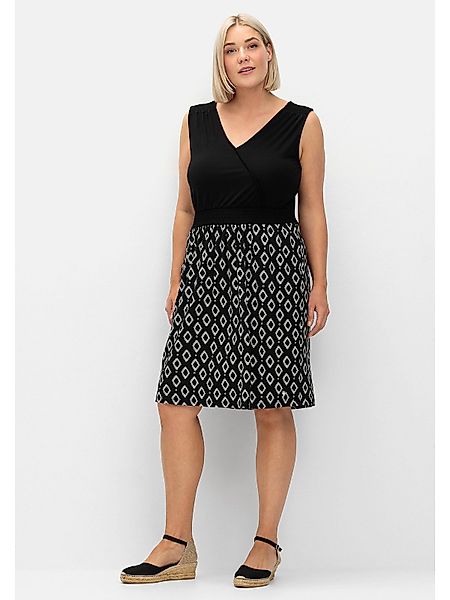 Sheego Jerseykleid Große Größen in Wickeloptik, günstig online kaufen