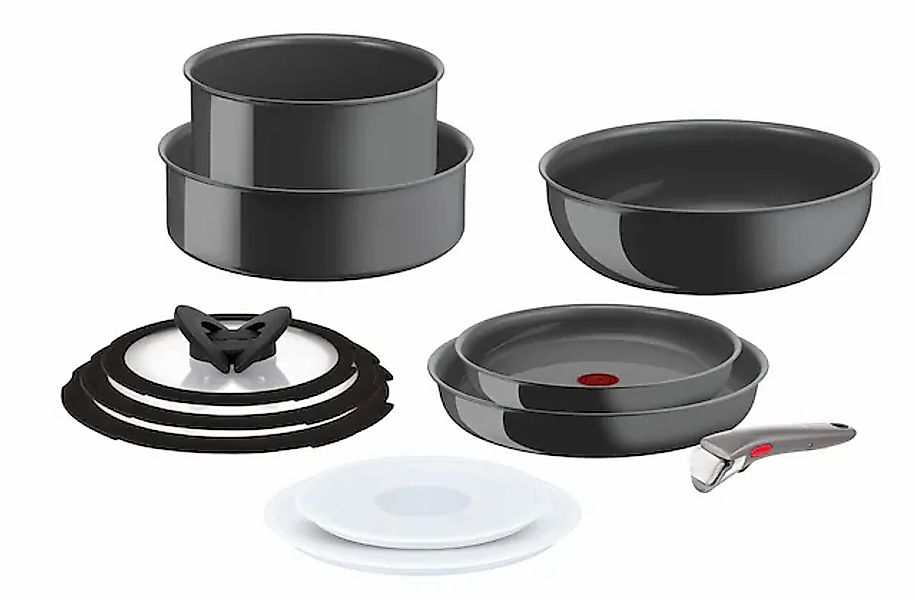 Tefal Pfannen-Set »Ingenio Renew« Aluminium Set, 11 Stk. tlg. abnehmbarer G günstig online kaufen