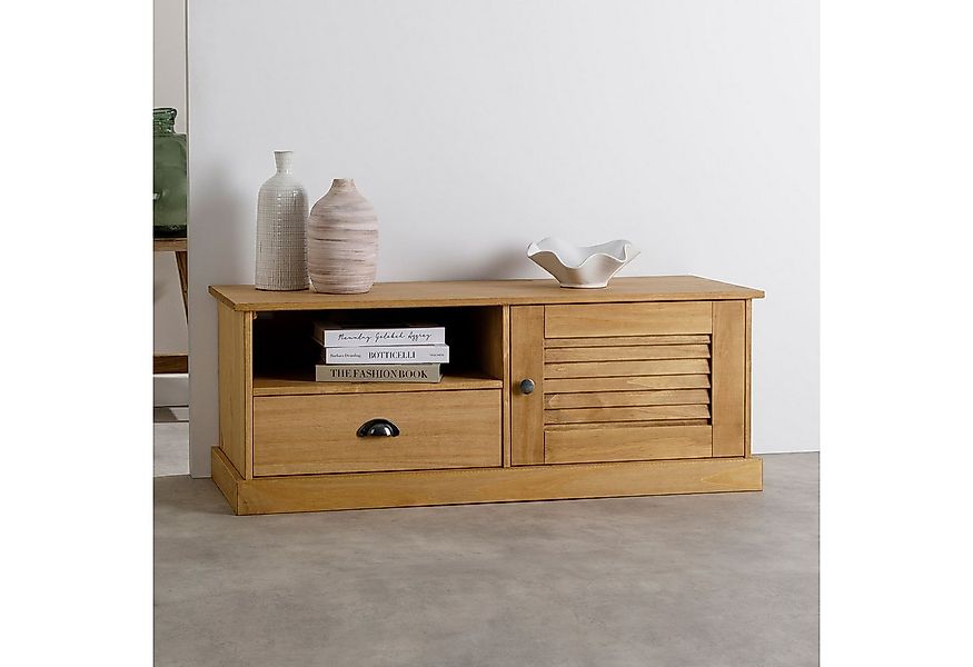 IDIMEX Lowboard VENETA, Tv Lowboard mit 1 Tür & 1 Schublade aus Kiefer Mass günstig online kaufen