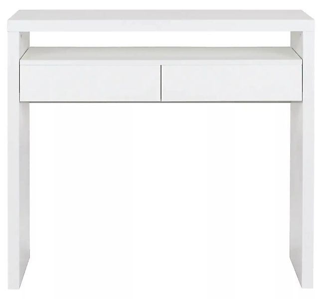 Woodman Schreibtisch "Console10", puristisches Design, Breite 36 - 56 cm günstig online kaufen