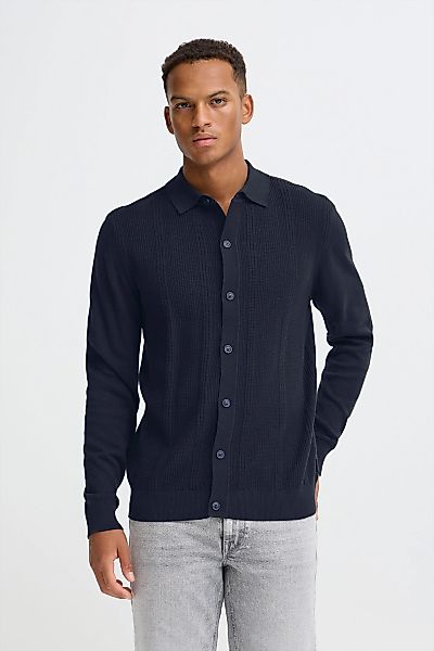 Blend Kurzarmshirt "BHBaron" Eleganter Feinstrick-Pullover mit Polo-Kragen günstig online kaufen