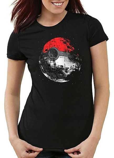 style3 T-Shirt Poke Death star go ball todesstern wars pokemon krieg sterne günstig online kaufen