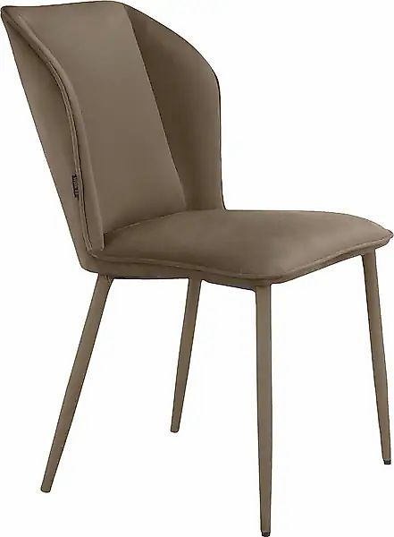 INOSIGN Esszimmerstuhl »Koa« () 2 Stk.in Velourstoff, mit Sitz und Rücken g günstig online kaufen