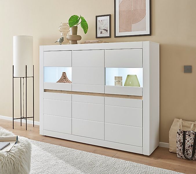 INOSIGN Highboard Chester, moderne Kommode, Schrank mit Stauraum, Sideboard günstig online kaufen