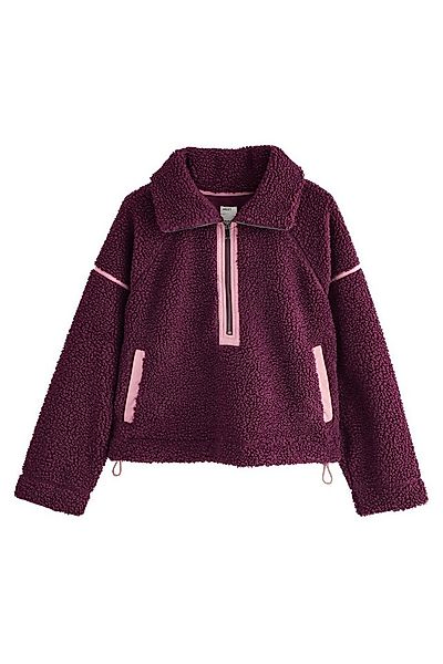Next Fleecejacke Borg-Fleece mit halben Reißverschluss (1-St) günstig online kaufen