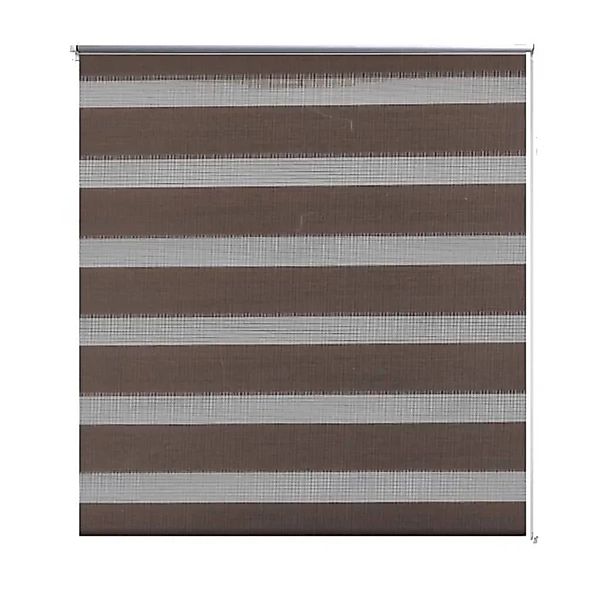 vidaXL Doppelrollo 60 x 120 cm Braun günstig online kaufen