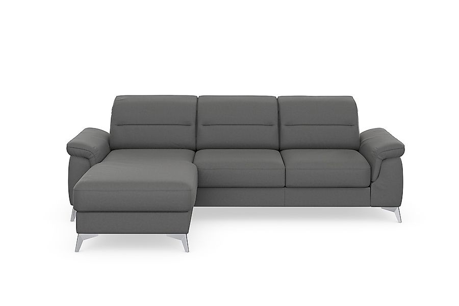 sit&more Ecksofa "Sinatra L-Form" mit Recamiere, optinal mit Kopfteilverste günstig online kaufen