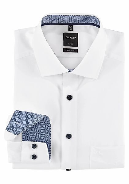 OLYMP Businesshemd "Luxor modern fit", mit kontrastfarbigen Details günstig online kaufen